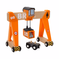 BRIO Grue-portique, 0,3 an(s), Marron, Orange, 1 pièce(s)