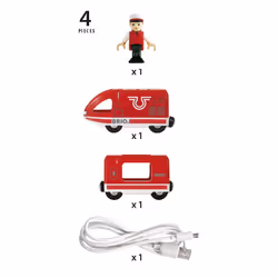 BRIO Train de voyageur rechargeable - Vue supplémentaire 4