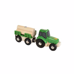 BRIO Tracteur et remorque, Modèle de voiture, Countryside, 0,3 an(s), Vert