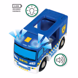 BRIO Camion de police son et lumière
