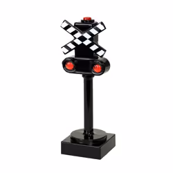 BRIO Feu de croisement lumineux, Signal, 0,3 an(s), LR44, Piles fournies, Noir