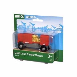 BRIO Wagon Cargo Rouge
