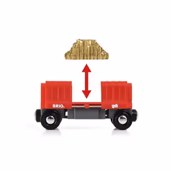 BRIO Wagon Cargo Rouge