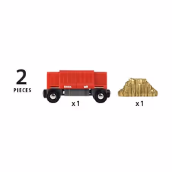 BRIO Wagon Cargo Rouge - Vue supplémentaire 4