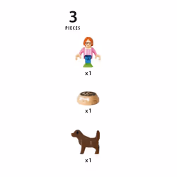 BRIO World - 33952 - Personnage Et Chien