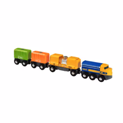 BRIO Long train de marchandises, Train, 0,3 an(s), Plastique, Bois, Multicolore
