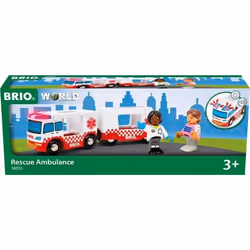 BRIO Rescue Ambulance, Ambulance, 3 an(s), Plastique, Rouge, Blanc