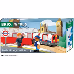 BRIO London Underground Train, Train, 3 an(s), Plastique, Multicolore