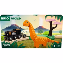 BRIO Dinosaur Circle Set, Train et jeu de piste, 3 an(s), Bois, Multicolore
