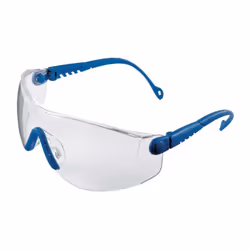 EN 166-1FT · Lunettes à verre monobloc · Verre antibuée Fogban · L’inclinaison et la longueur des branches sont réglables · P ...