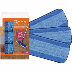 2 zones de nettoyage - le pad en microfibre Bona offre un design unique avec deux surfaces de nettoyage différentes. Les fibr ...