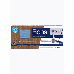 Bona CA101018012, Bois, Sec&amp;humide, Microfibre, Bleu