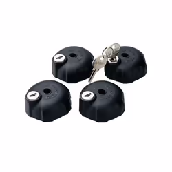 Molette verrouillable THULE 527, 4 pièce