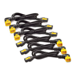 APC C13 - C14 (90 Deg), 1.8m, 6-pack Noir, Jaune 1,83 m Coupleur C13 Coupleur C14