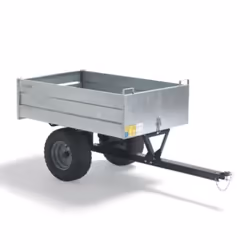 Remorque Pro Cart pour tracteur de pelouse tondeuse plateau de coupe diamètre 122 cm modèle TC 102 Référence originale : 13-3 ...