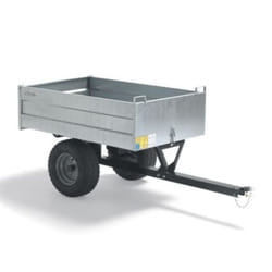 Remorque Pro Cart pour tracteur de pelouse original castelgarden TC102 coupe 122 cm