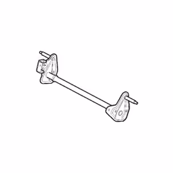 Cette pièce d'origine de la marque GGP porte la référence : 381302849/1Axe de liaison roues arrière tondeuse à gazon StigaAxe ...