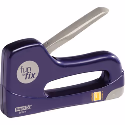 Description générale L'agrafeuse manuelle Rapid Fun 2 Fix est un outil léger et facile à utiliser, idéal pour réaliser des tâ ...