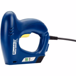 Description générale L'agrafeuse électrique E-TAC DUAL de Rapid est un outil léger et ergonomique, parfait pour les travaux d ...