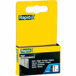 Rapid clous n°8 Gauge 18, longueur allant de 15mm à 50mm, quantité allant de 1000 à 5700 clous. Ces clous sont idéaux pour de ...