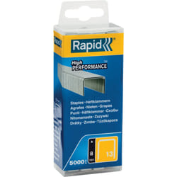 Rapid - Agrafes en fil fin n°13/08mm - Boîte polypro 5000 - (40303080)