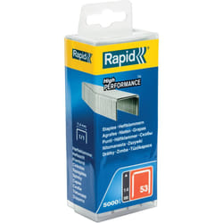 Rapid - Agrafes en fil fin n°53/14mm - Boîte polypro 5000 - (40303087)