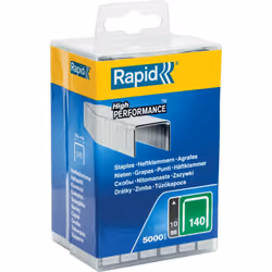 Description générale Les agrafes en fil plat n° 140 de Rapid, d'une longueur de 10 mm, sont conçues pour offrir une solution  ...