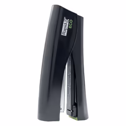 Rapid 24509000, 25 feuilles, Noir, Agrafe papier, 24/6, 26/6, Métal, Plastique recyclé, 80 g/m²
