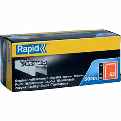 Rapid agrafes en fil fin n°53, longueur allant de 4mm à 20mm, quantité allant de 540 à 5000 agrafes. Pour le textile et décor ...