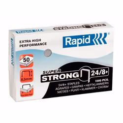Rapid 24858500, 1000 agrafes, 24/8+, 60 g, 48 x 73 x 16 mm