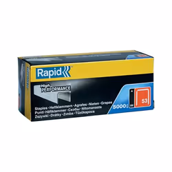 Rapid 11859610, Pack d'agrafes, 1,2 cm, 5000 agrafes, R253, R353, R453, MS2.1, MS4.1, ALU753, ALU853, ALU953, E100, ESN530, B ...
