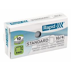 RAPID Boîte de 1000 Agrafes 10/4mm Standard