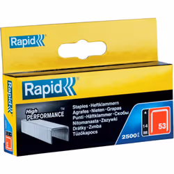 Rapid agrafes en fil fin n°53, longueur allant de 4mm à 20mm, quantité allant de 540 à 5000 agrafes. Pour le textile et décor ...