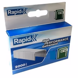 Agrafes Rapid; 10,6x6 mm; 2000 pcs .; TYP 140