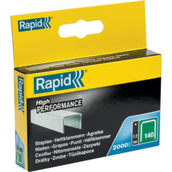 Rapid - Agrafes en fil plat n°140/12mm - Boîte carton 2000 - (11912331)