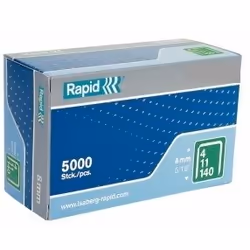Agrafes Rapid; 10,6x10 mm; 5000 pcs .; TYP 140