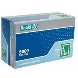 Agrafes Rapid; 10,6x10 mm; 5000 pcs .; TYP 140