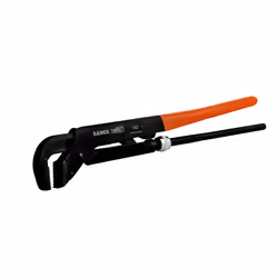 Bahco Swedish Model, Noir, Orange, Clé à griffe suédoise, Orange, 16 cm, 90°, Acier