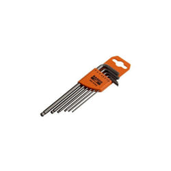 Jeu de clés mâles coudées 1.5 mm, 2 mm, 2.5 mm, 3 mm, 4 mm, 5 mm 6 pièces X083991 - Bahco