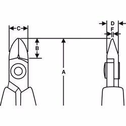Bahco 813 Pince diagonale