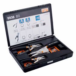 Bahco 9938, Ensemble de pinces, Noir, Orange, 1,64 kg