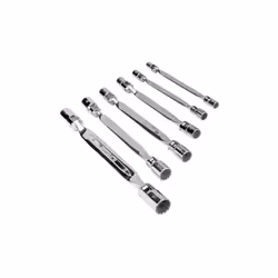 BAHCO - Jeu de clés doubles à tête articulée, dimensions métriques - 6 pcs/boîte Caractéristiques principales de ce produit : ...