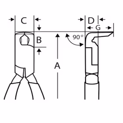 Bahco 2190PD-150 Pince diagonale