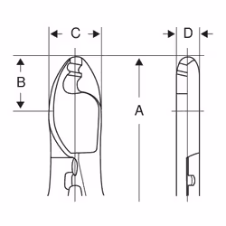 Bahco 2233D-200IP Pince diagonale