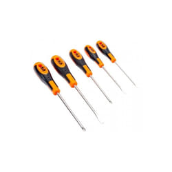 Jeu de tournevis vis à fente/Phillips avec poignée en caoutchouc - 5 pcs - Bahco