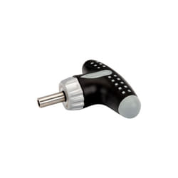 Bahco - Tournevis à cliquet porte-embouts 1/4 avec manche en t court, 68 mm