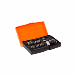 BAHCO - Jeu de tournevis à cliquet porte-embouts 1/4 - 22 pcs Caractéristiques principales de ce produit : Jeu de porte-embou ...