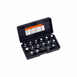 BAHCO - Coffret d'embouts pour vidange Caractéristiques principales de ce produit : Jeu de douilles pour filetages de carter  ...