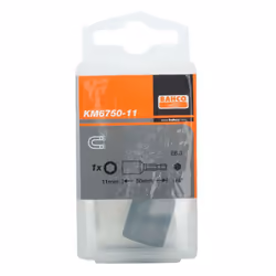Écrou à chocs 6 pans 1/4" magnétique douille 8 mm Ce tournevis à douille pour écrous et vis 6 pans 1/4" de la marque Bahco es ...