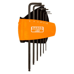 Bahco Jeu de clés 6 pans longues - 1,5 à 5 mm